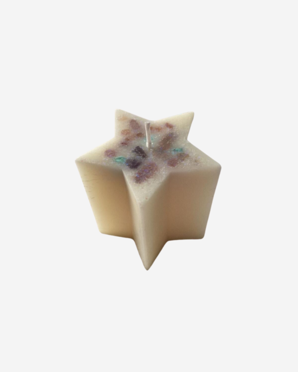 Vela Estrella con Cristales